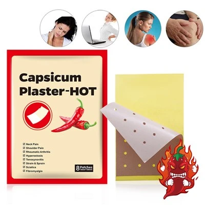 Plasture medical Capsicum Chili pentru calmarea durerii